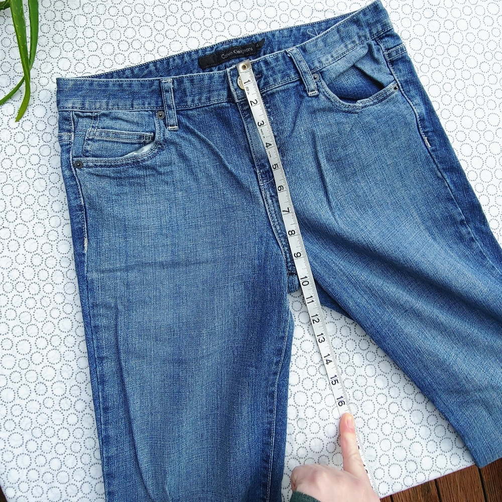NWOT Calvin Klein Boyfriend Skinny Jeans 10P - Picture 4 of 7